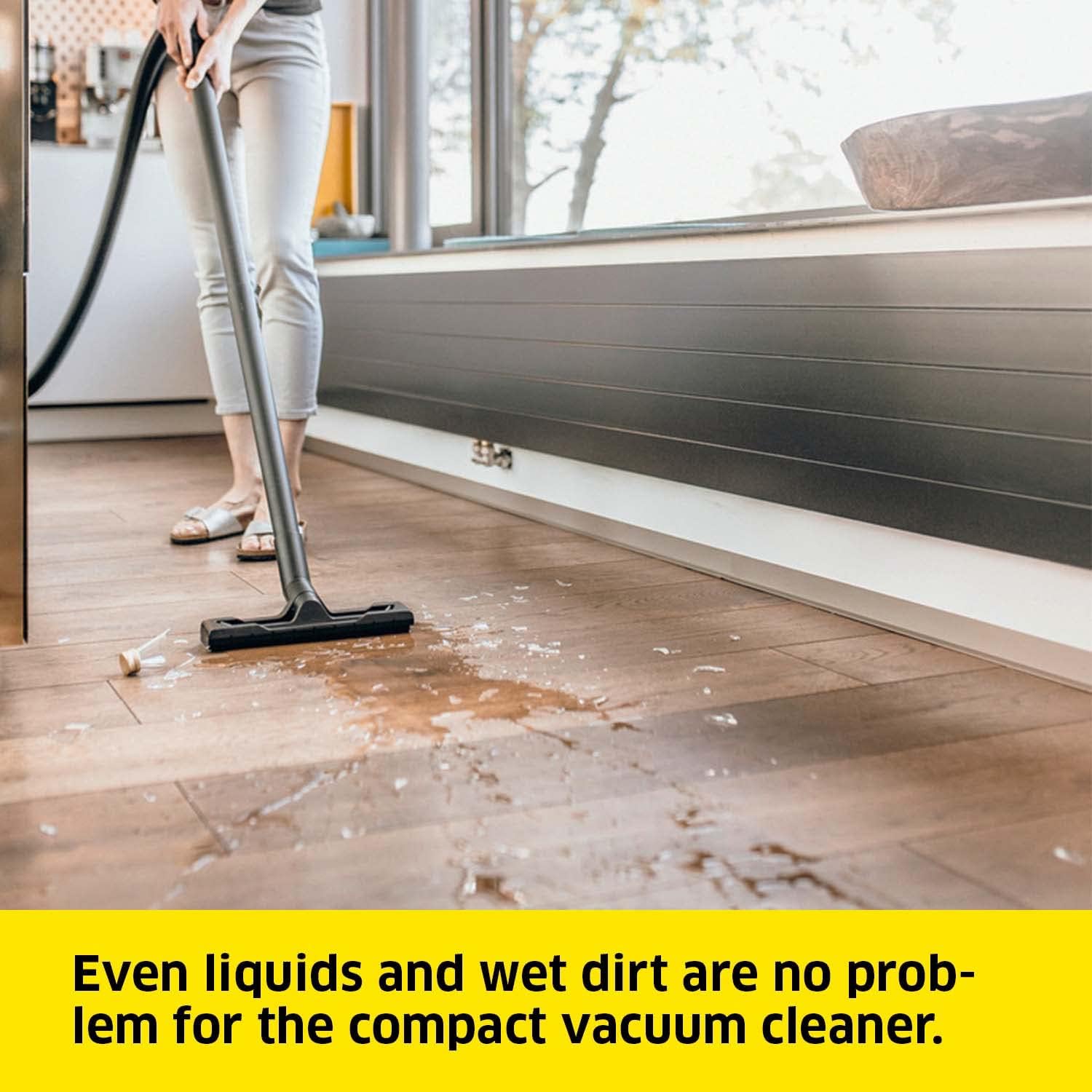 Buy Karcher,Kärcher Wet & Dry Vacuum Cleaner WD 2 Plus - 1000W, 12L Plastic Container, 1.8m Suction Hose, Blowing Function, Includes Cartridge Filter, Floor & Crevice Nozzle - Yellow - Gadcet UK | UK | London | Scotland | Wales| Near Me | Cheap | Pay In 3 | Vaccum Cleaner